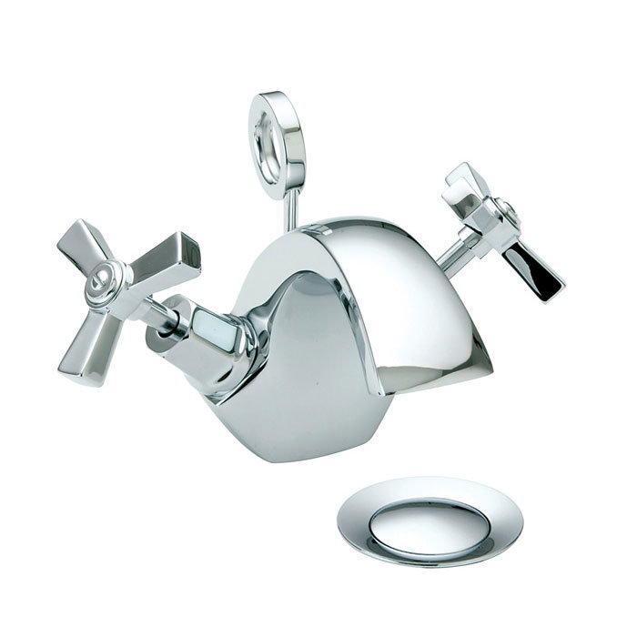 Heritage - Gracechurch Mono Basin Mixer with Pop-up Waste - TGRDC04 Large Image
