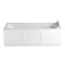 Heritage Granley Deco Single Ended 2TH Bath with Solid Skin (1700x700mm) Large Image