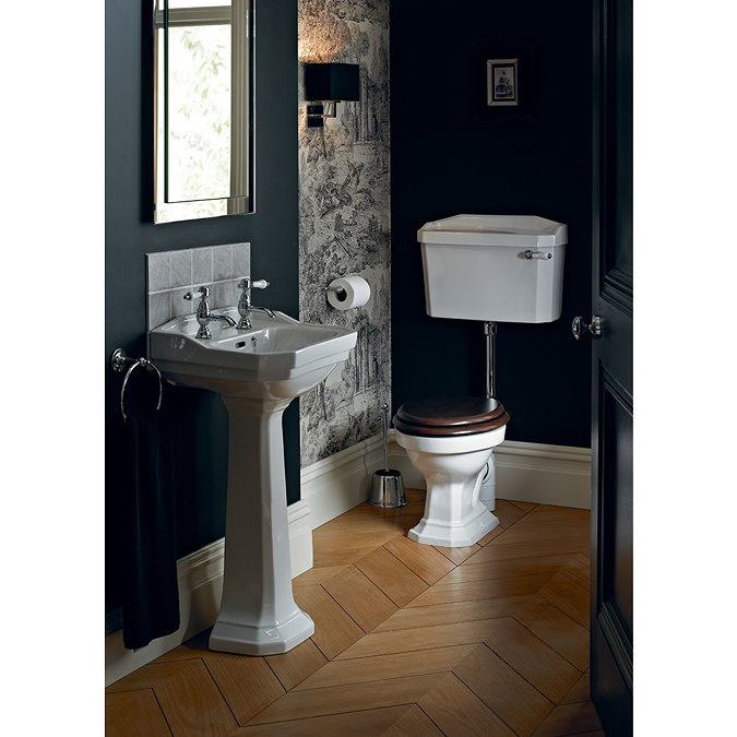 Heritage - Granley Low-level WC & Gold Flush Pack - Various Lever Options Standard Large Image