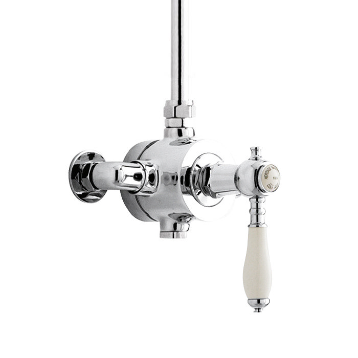 Heritage - Glastonbury Single Control Exposed Valve With Top Outlet - Chrome Large Image