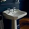 Heritage - Granley Standard Basin & Tall Pedestal - Various Tap Hole Options Profile Large Image