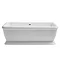 Heritage Hadleigh Double Ended Square Roll Top Bath (1780x800mm) Large Image