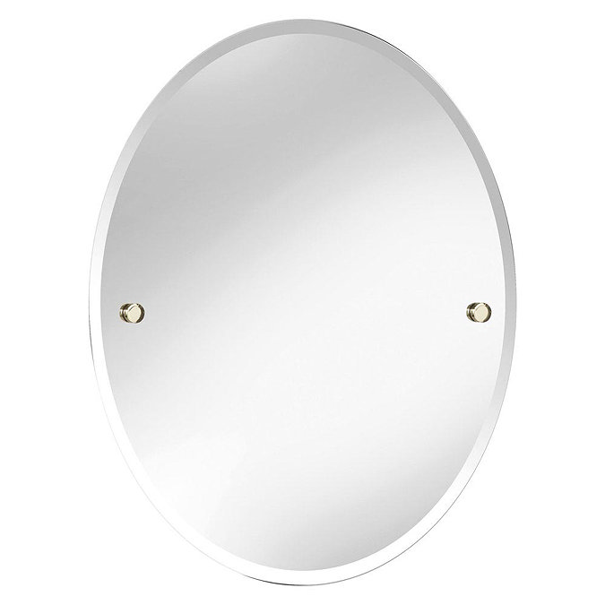 Heritage Harlesden Oval Mirror - Vintage Gold - MHDOVG Large Image
