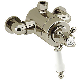 Heritage Hartlebury Exposed Shower Valve with Top Outlet Connection - Vintage Gold - SHDAT02 Large I