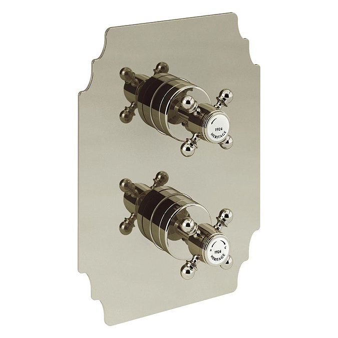 Heritage Hartlebury Recessed Shower with Premium Fixed Head Kit - Vintage Gold - SHDDUAL04 Profile