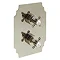 Heritage Hartlebury Recessed Shower with Premium Fixed Head Kit - Vintage Gold - SHDDUAL04 Profile