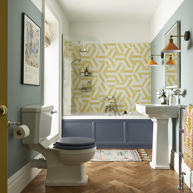 Heritage Hatton 630mm Basin + Full Pedestal