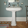 Heritage Hatton 630mm Basin + Full Pedestal
