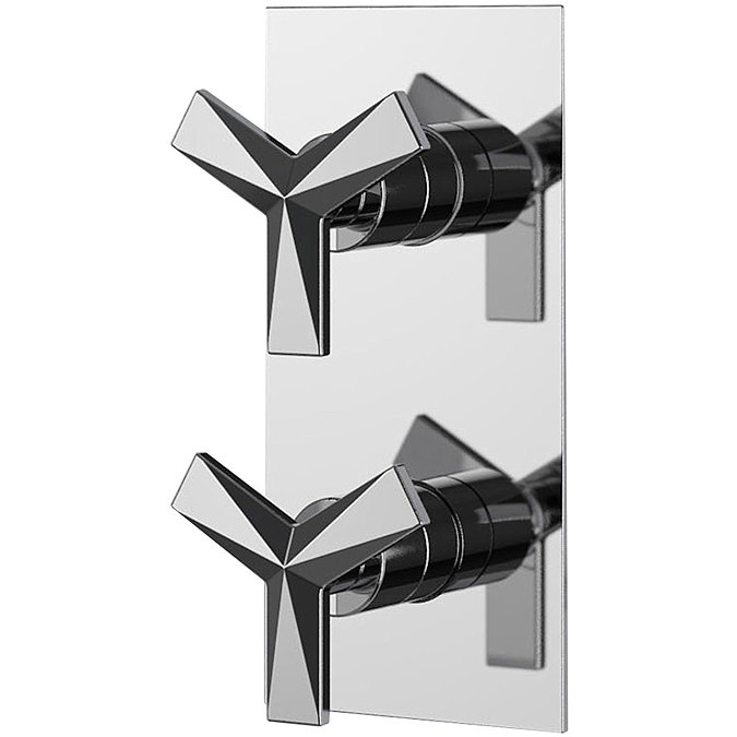 Heritage Hemsby Dual Control Recessed Valve - Chrome Large Image