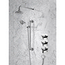Heritage Hemsby Dual Control Recessed Valve with Twin Stopcock, 6" Fixed Head and Handset  Profile L