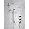 Heritage Hemsby Dual Control Recessed Valve with Twin Stopcock, 6" Fixed Head and Handset Profile L