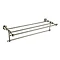 Heritage Holborn Double Bathroom Towel Shelf - Vintage Gold - AHODBTG Large Image