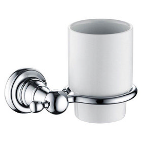 Heritage Holborn Tumbler & Holder - Chrome - AHOTUHC Large Image