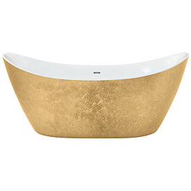 Heritage Hylton Freestanding Acrylic Bath (1730 x 730mm) - Gold Effect Large Image