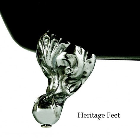 Heritage Kent 2TH Slipper Cast Iron Bath (1550x765mm) with Feet Profile Large Image