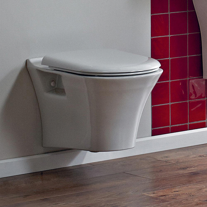Heritage Kharine Wall Hung Toilet with Concealed WC Cistern & Wall Hung Frame Standard Large Image