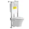 Heritage Kharine Wall Hung Toilet with Concealed WC Cistern & Wall Hung Frame Large Image