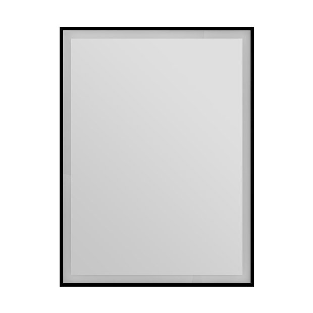 Heritage Kingston Black 400 x 800mm Illuminated Rectangle Mirror with
