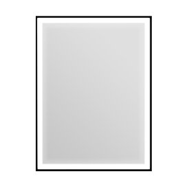 Heritage Kingston Black 400 x 800mm Illuminated Rectangle Mirror with Demister Pad