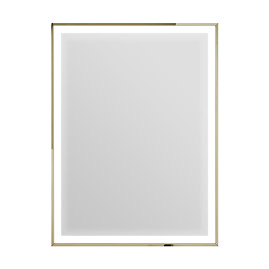 Heritage Kingston Vintage Gold 400 x 800mm Illuminated Rectangle Mirror with Demister Pad