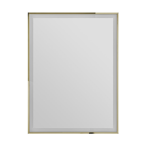 Heritage Kingston Vintage Gold 600 x 800mm Illuminated Rectangle Mirror