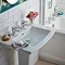 Heritage Lymington Lace Gold Basin Pillar Taps - TLYCG00 Feature Large Image