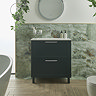 Heritage Lynton Classic Green 800mm Freestanding Vanity Unit  Profile Large Image