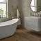 Heritage Lynton Dove Grey 800mm Wall Hung Vanity Unit  Feature Large Image