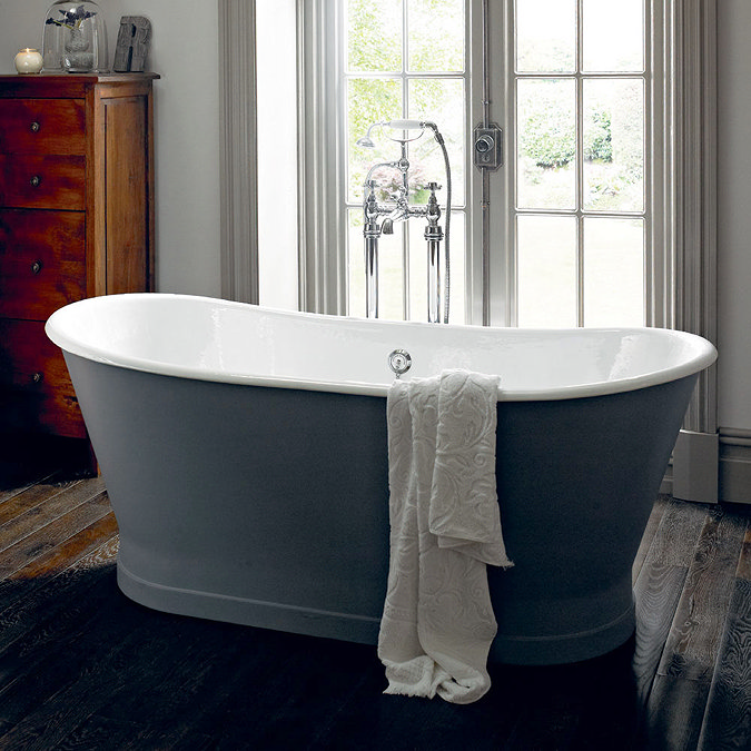 Heritage Madeira Double Ended Cast Iron Bath (1700x695mm) Large Image