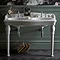Heritage - New Victoria 3TH Double Console Basin & Console Legs  Feature Large Image