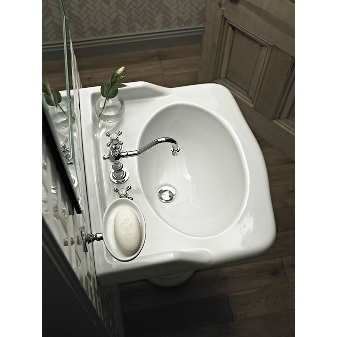 Heritage - New Victoria 3TH Standard Basin & Console Legs Profile Large Image