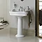 Heritage - New Victoria 3TH Standard Basin & Pedestal  Standard Large Image