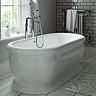 Heritage New Victoria Double Ended Roll Top Bath (1745x790mm) Profile Large Image