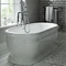 Heritage New Victoria Double Ended Roll Top Bath (1745x790mm) Profile Large Image
