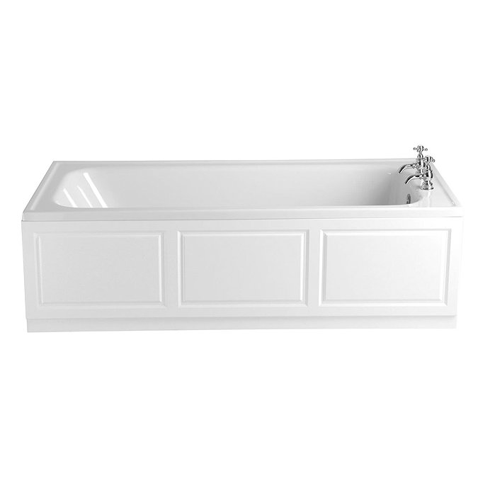 Heritage Victoria Super Deep Single Ended Bath with Solid Skin (1800x800mm) Large Image