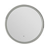 Heritage Newick Chrome 590mm Illuminated Circular Mirror with Demister Pad
