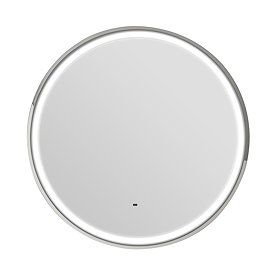 Heritage Newick Chrome 590mm Illuminated Circular Mirror with Demister Pad