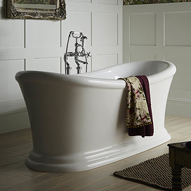 Heritage Orford Double Ended Slipper Roll Top Bath (1700x740mm) Large Image