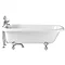 Heritage Perth Single Ended Roll Top Bath with Feet (1650x720mm) Large Image