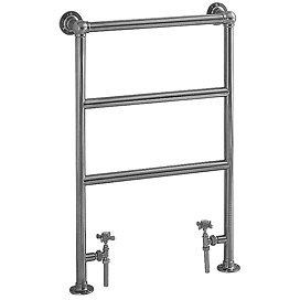 Heritage - Portland Heated Towel Rail - Chrome - AHC76 Large Image