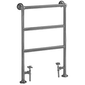 Heritage - Portland Heated Towel Rail - Chrome - AHC76 Large Image