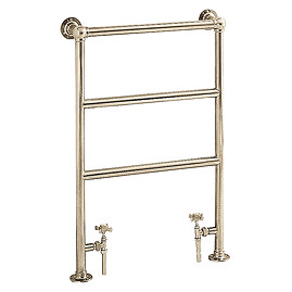 Heritage - Portland Heated Towel Rail - Vintage Gold - AHA76 Large Image