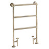 Heritage - Portland Heated Towel Rail - Vintage Gold - AHA76 Large Image