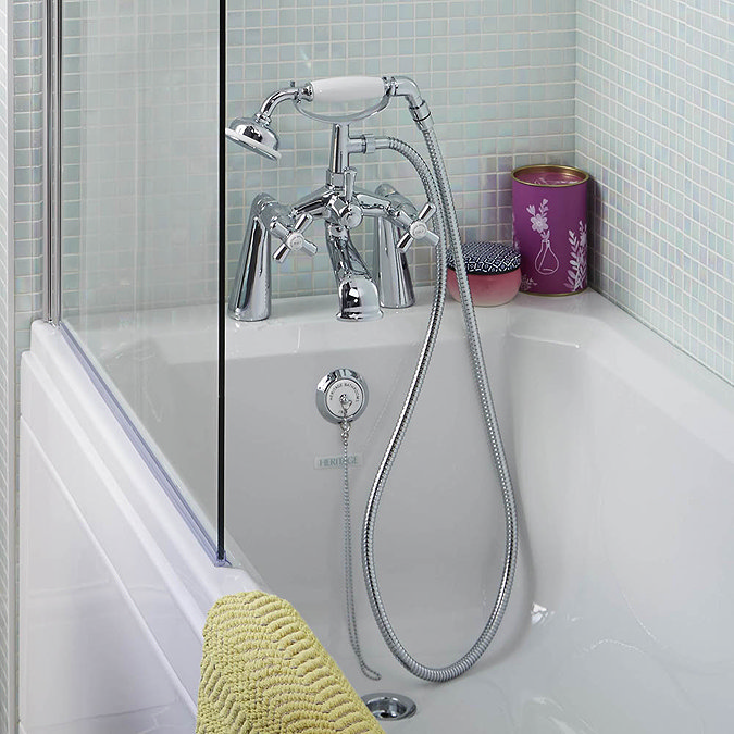 Heritage - Ryde Bath Shower Mixer - Chrome - TRHC02  Feature Large Image