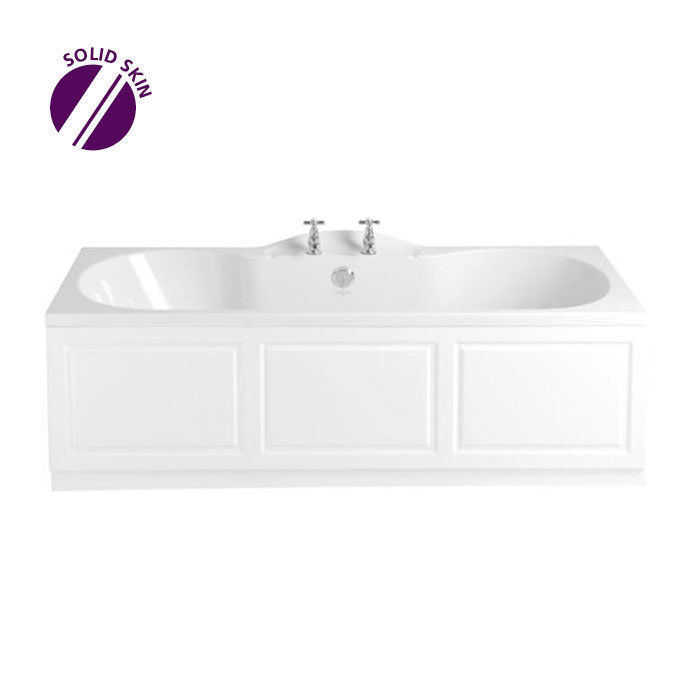 Heritage Rhyland Double Ended Bath with Solid Skin (1700x750mm) Large Image