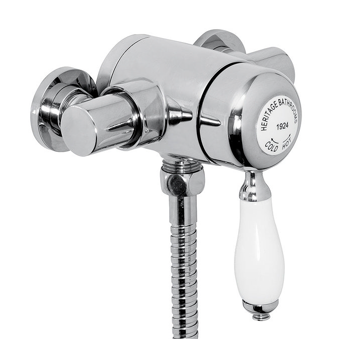 Heritage - Ryde Single Control Exposed Mini Valve With Bottom Outlet - Chrome Large Image