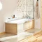 Heritage Rhyland Single Ended Bath with Solid Skin (1700x700mm) Profile Large Image
