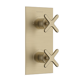 Heritage Salcombe 1 Outlet Concealed Thermostatic Shower Valve - Brushed Brass