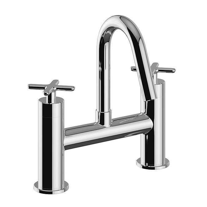 Heritage Salcombe Bath Filler - Chrome