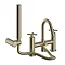 Heritage Salcombe Bath Shower Mixer - Brushed Brass